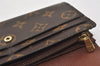 Authentic Louis Vuitton Monogram Portefeuille Sarah Purse Wallet M61734 LV 0109J