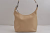 Authentic GUCCI Shoulder Hand Bag Purse Leather 0013814 White Cream  0109K