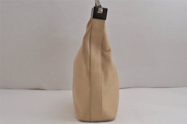 Authentic GUCCI Shoulder Hand Bag Purse Leather 0013814 White Cream  0109K