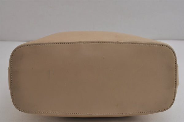 Authentic GUCCI Shoulder Hand Bag Purse Leather 0013814 White Cream  0109K