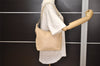 Authentic GUCCI Shoulder Hand Bag Purse Leather 0013814 White Cream  0109K