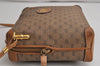 Authentic GUCCI Micro GG PVC Leather Shoulder Cross Bag Purse Brown Junk 0110K