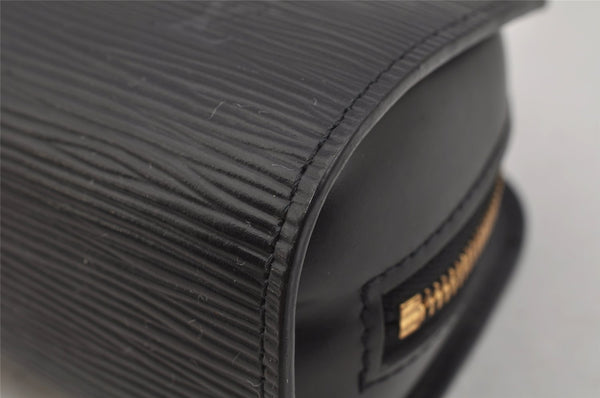 Authentic Louis Vuitton Epi Dauphine Cosmetic Pouch Black M48442 LV 0111J