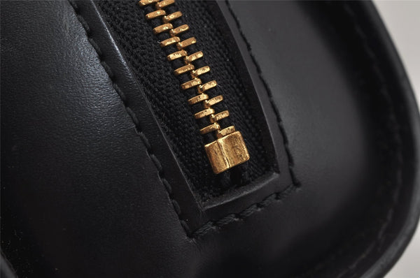 Authentic Louis Vuitton Epi Dauphine Cosmetic Pouch Black M48442 LV 0111J