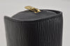 Authentic Louis Vuitton Epi Dauphine Cosmetic Pouch Black M48442 LV 0111J