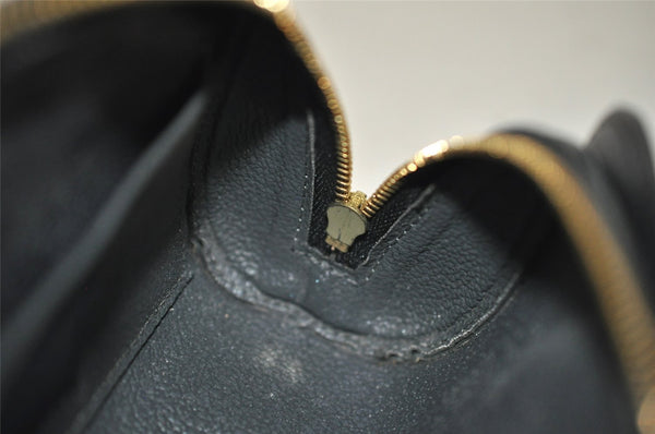 Authentic Louis Vuitton Epi Dauphine Cosmetic Pouch Black M48442 LV 0111J