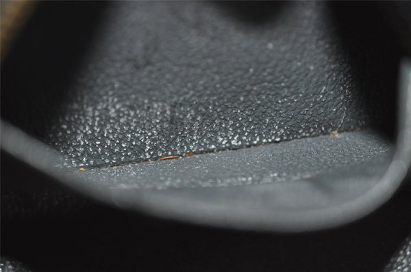 Authentic Louis Vuitton Epi Dauphine Cosmetic Pouch Black M48442 LV 0111J