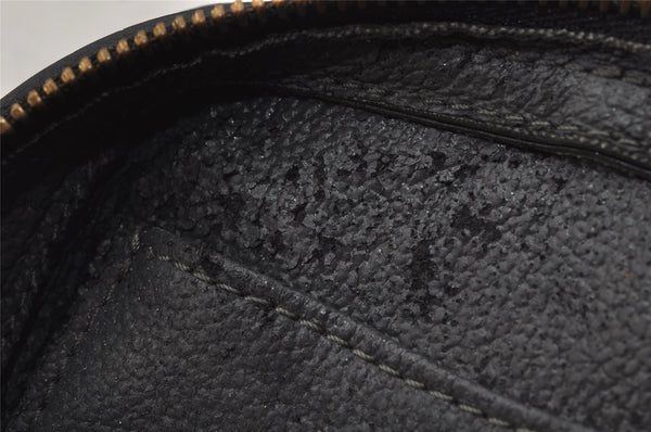 Authentic Louis Vuitton Epi Dauphine Cosmetic Pouch Black M48442 LV 0111J