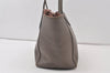 Authentic GUCCI Swing Medium Shoulder Tote Bag Leather 354408 Gray 0112K