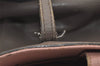 Authentic GUCCI Swing Medium Shoulder Tote Bag Leather 354408 Gray 0112K