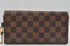 Authentic Louis Vuitton Damier Portefeuille Accordeon Wallet N60002 LV 0113J