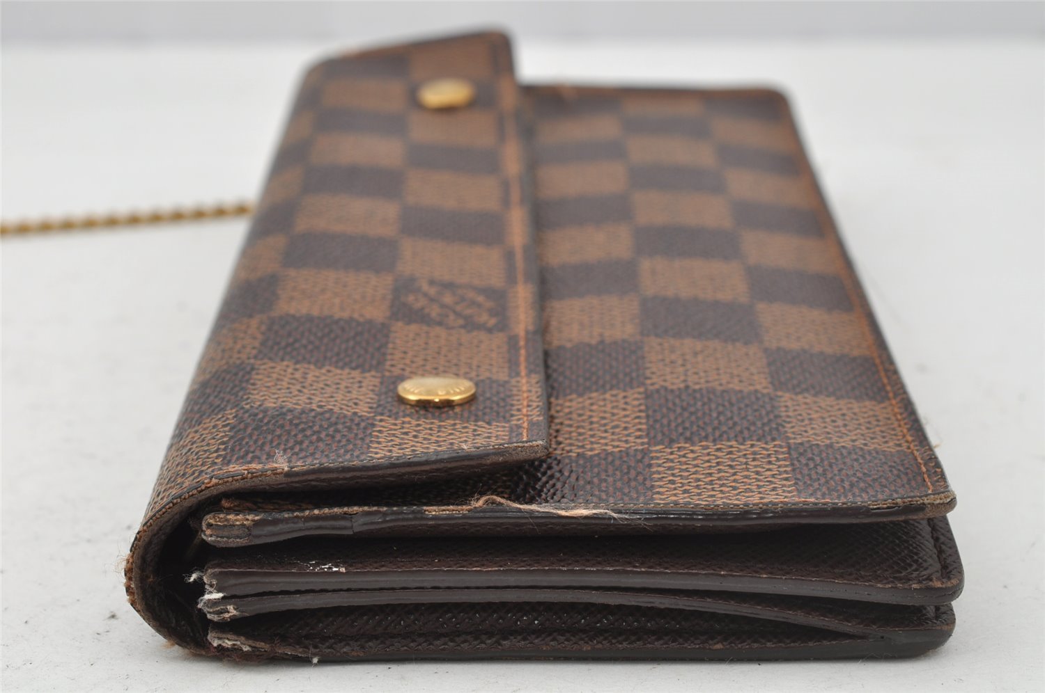 Authentic Louis Vuitton Damier Portefeuille Accordeon Wallet N60002 LV 0113J