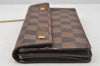 Authentic Louis Vuitton Damier Portefeuille Accordeon Wallet N60002 LV 0113J