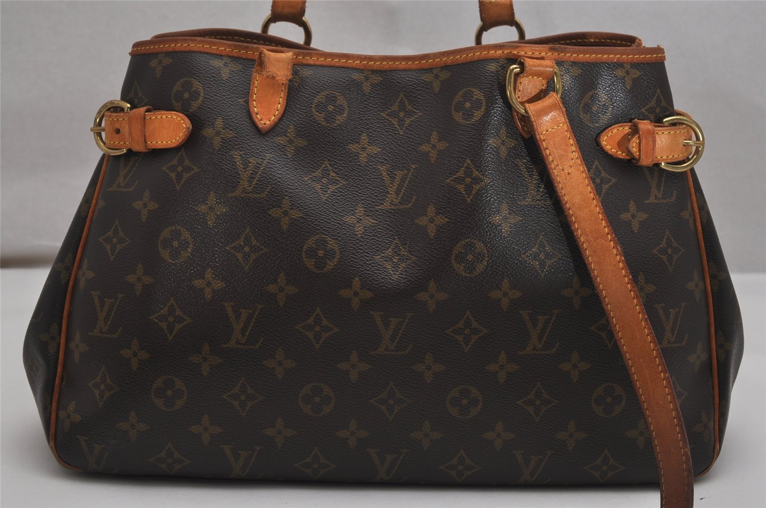 Auth Louis Vuitton Monogram Batignolles Horizontal Tote Bag M51154 LV Junk 0115K