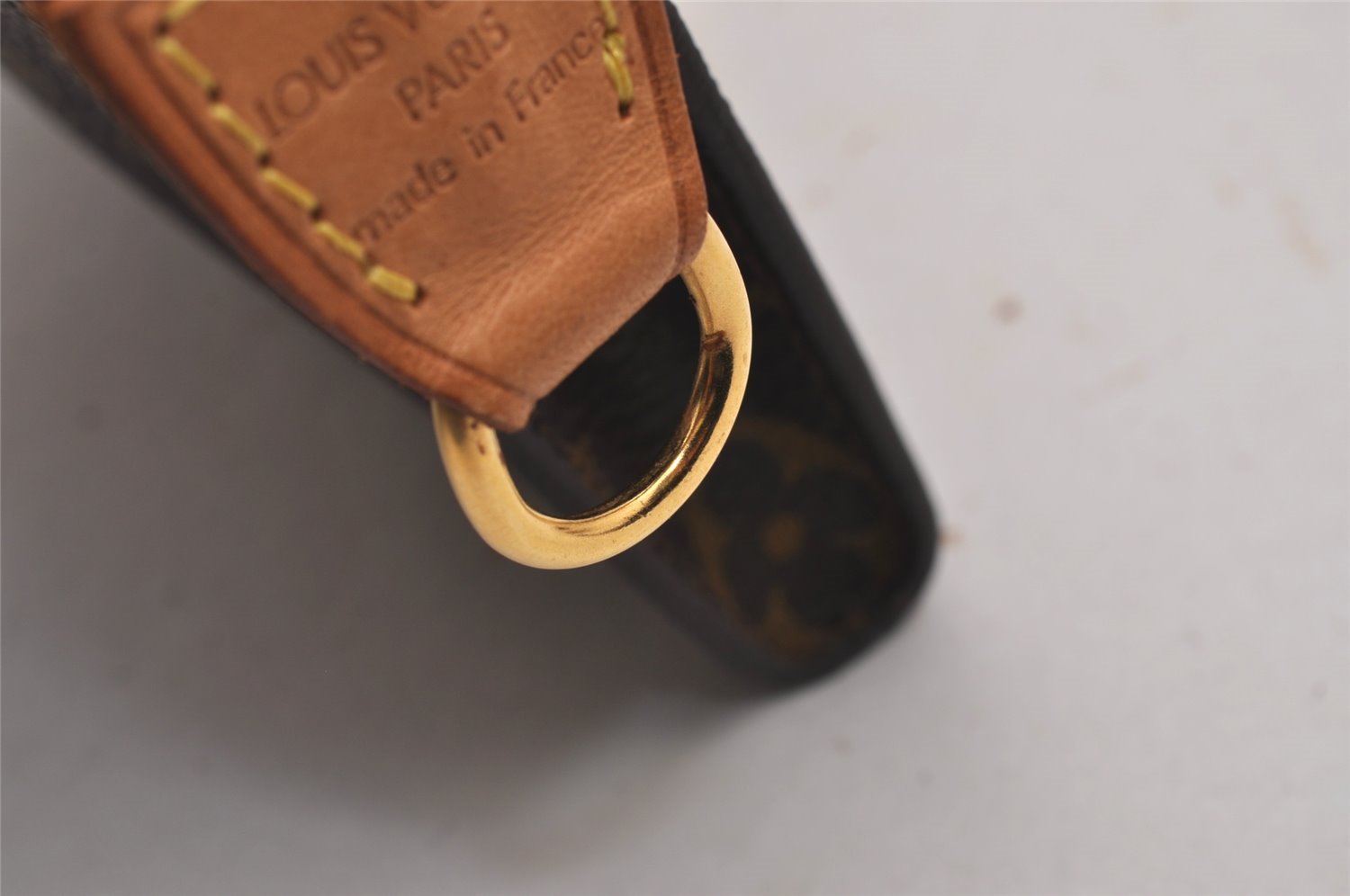 Authentic Louis Vuitton Monogram Pouch For Bucket PM LV 0116J