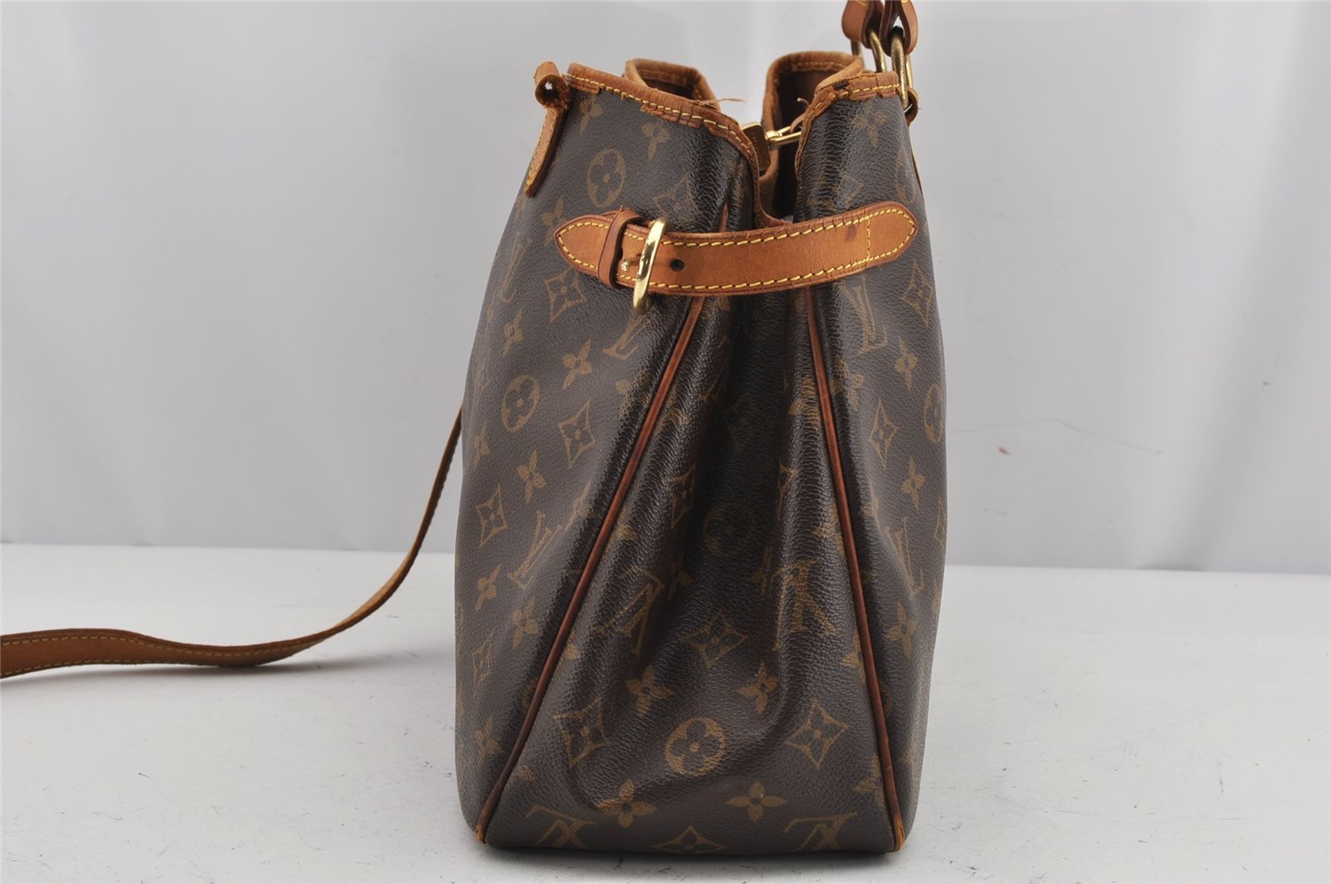 Auth Louis Vuitton Monogram Batignolles Horizontal Tote Bag M51154 Junk 0116K