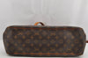 Auth Louis Vuitton Monogram Batignolles Horizontal Tote Bag M51154 Junk 0116K