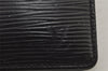 Authentic Louis Vuitton Epi Porte Billet Carte Credit Monnaie Wallet Black 0117J