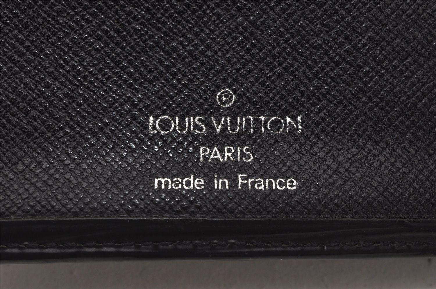 Authentic Louis Vuitton Epi Porte Billet Carte Credit Monnaie Wallet Black 0117J