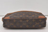 Authentic Louis Vuitton Monogram Compiegne 28 Clutch Hand Bag M51845 LV 0117K