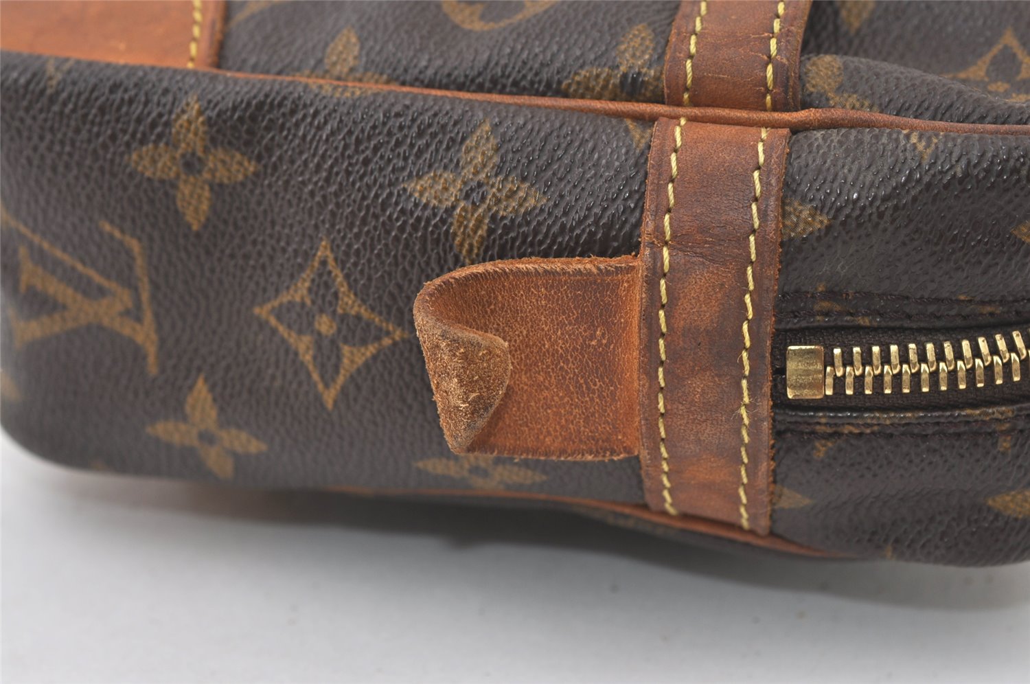 Authentic Louis Vuitton Monogram Compiegne 28 Clutch Hand Bag M51845 LV 0117K