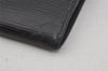 Auth Louis Vuitton Epi Pochette Porte Monnaie Credit Wallet M63572 Black 0118J