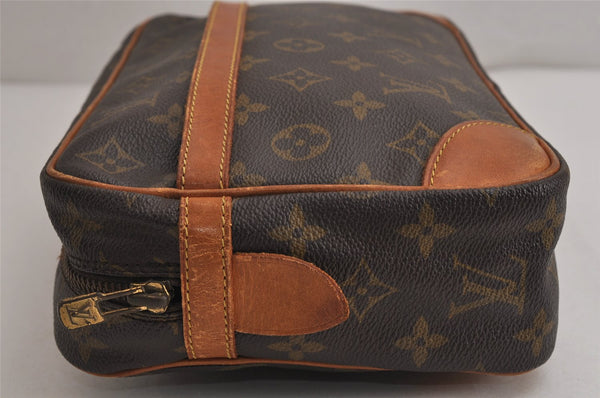 Authentic Louis Vuitton Monogram Compiegne 28 Clutch Hand Bag M51845 LV 0118K