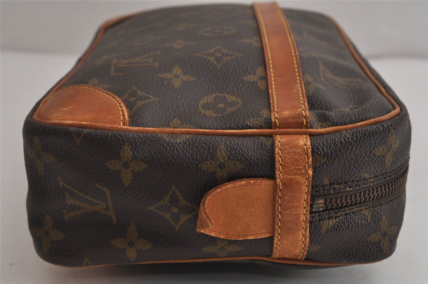 Authentic Louis Vuitton Monogram Compiegne 28 Clutch Hand Bag M51845 LV 0118K
