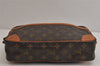 Authentic Louis Vuitton Monogram Compiegne 28 Clutch Hand Bag M51845 LV 0118K