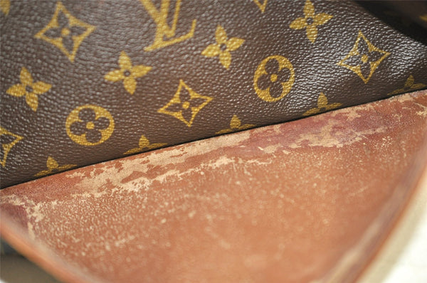 Authentic Louis Vuitton Monogram Compiegne 28 Clutch Hand Bag M51845 LV 0118K