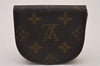 Authentic Louis Vuitton Monogram Porte Monnaie Gousset M61970 Coin Purse 0119J