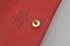 Auth Louis Vuitton Epi Pochette Porte Monnaie Credit Wallet Red M63577 LV 0121J