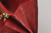 Auth Louis Vuitton Epi Pochette Porte Monnaie Credit Wallet Red M63577 LV 0121J