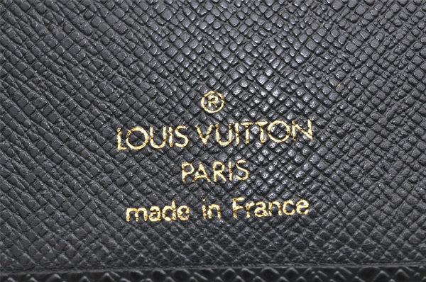 Auth Louis Vuitton Taiga Porte Billets 3 Cartes Credit Wallet M30454 Green 0122J