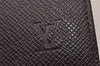 Authentic Louis Vuitton Taiga Agenda Poche Notebook Cover Purple R20415 LV 0123J