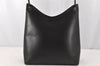Authentic GUCCI Bamboo Shoulder Hand Bag Purse Leather 0013007 Black 0123K