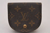 Authentic Louis Vuitton Monogram Porte Monnaie Gousset M61970 Coin Purse 0124J