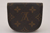 Authentic Louis Vuitton Monogram Porte Monnaie Gousset M61970 Coin Purse 0124J