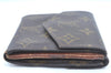 Authentic Louis Vuitton Monogram Porte Monnaie Billets Wallet M61660 LV 0125J