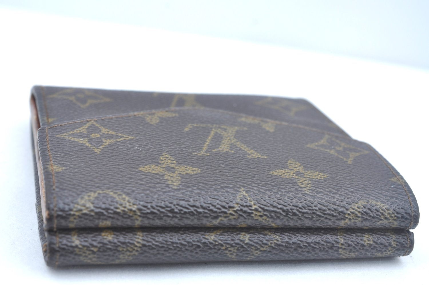 Authentic Louis Vuitton Monogram Porte Monnaie Billets Wallet M61660 LV 0125J