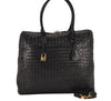 Authentic BOTTEGA VENETA Intrecciato Leather 2Way Tote Bag Black Junk 0125K