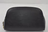 Authentic Louis Vuitton Epi Dauphine Cosmetic Pouch Black M48442 LV 0126J