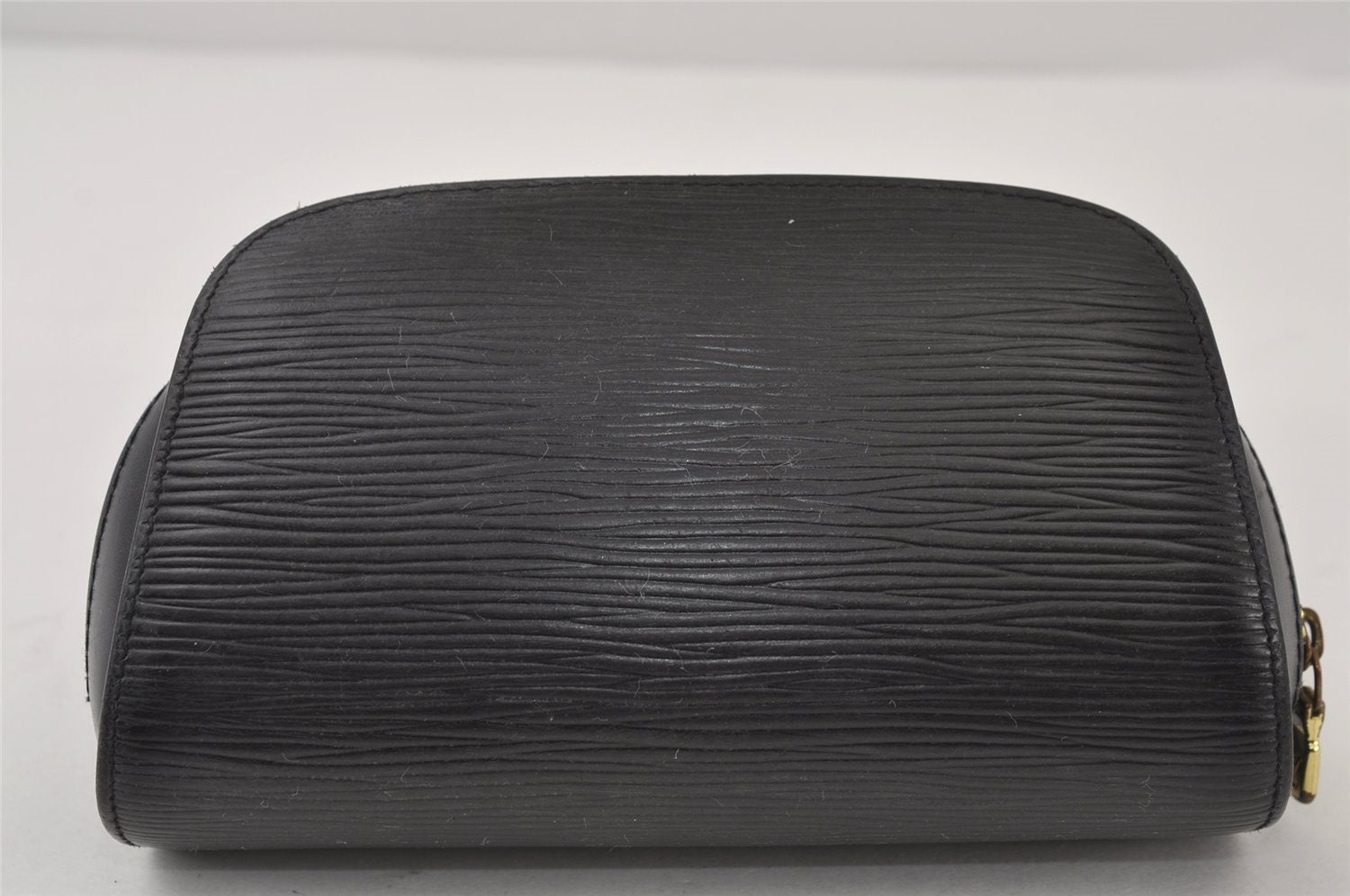 Authentic Louis Vuitton Epi Dauphine Cosmetic Pouch Black M48442 LV 0126J