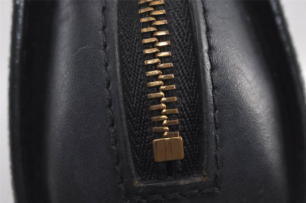 Authentic Louis Vuitton Epi Dauphine Cosmetic Pouch Black M48442 LV 0126J