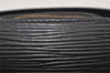 Authentic Louis Vuitton Epi Dauphine Cosmetic Pouch Black M48442 LV 0126J