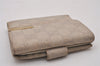 Authentic GUCCI Guccissima GG Leather Bifold Wallet Purse 257015 White 0127J