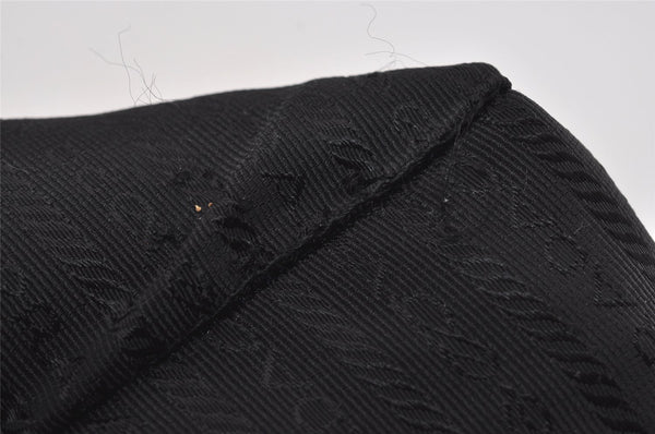 Authentic PRADA Nylon Tessuto Leather Shoulder Cross Body Bag Purse Black 0130I