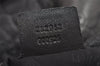 Authentic GUCCI Twins Guccissima Shoulder Hand Bag GG Leather 232962 Black 0131K