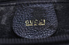 Authentic GUCCI Shoulder Cross Body Bag Purse Leather Navy Blue Junk 0132I