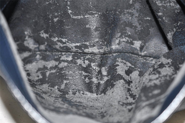 Authentic GUCCI Shoulder Cross Body Bag Purse Leather Navy Blue Junk 0132I